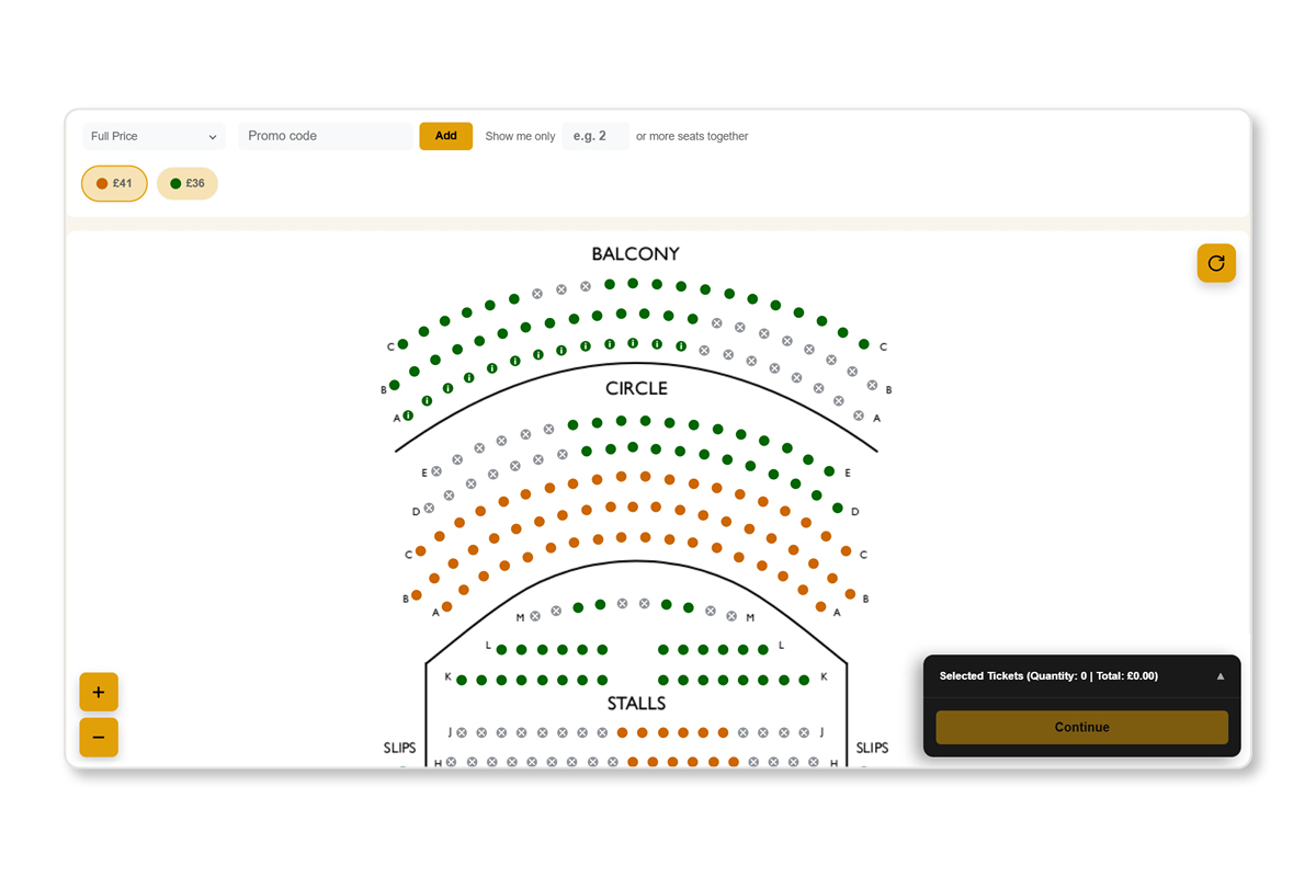 Seat Selection On A Website