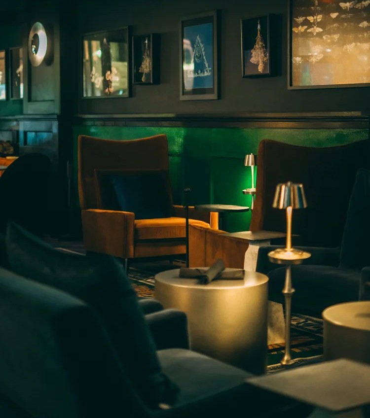 An interior shot of The Chemist in Boston, MA.