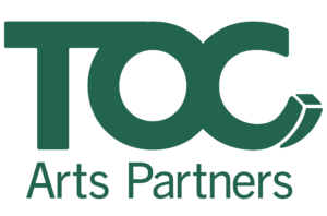 Tom O'Connor Arts Partners Logo In Green.